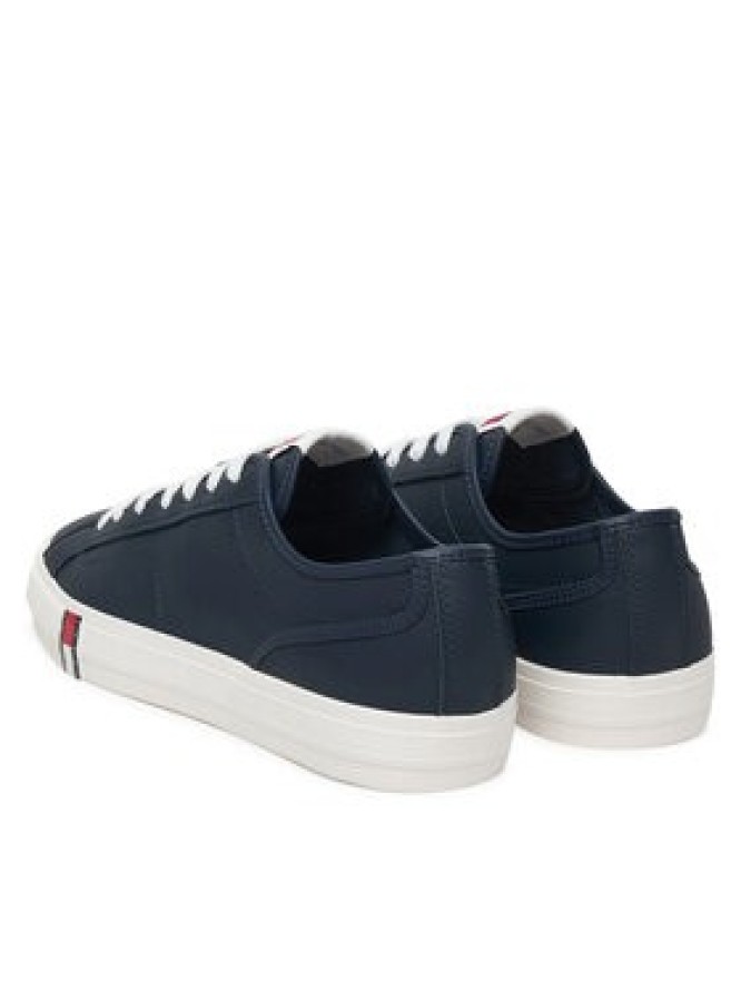 Tommy Jeans Sneakersy Archive Vulc. Y2K Long Lace EM0EM01676 Granatowy