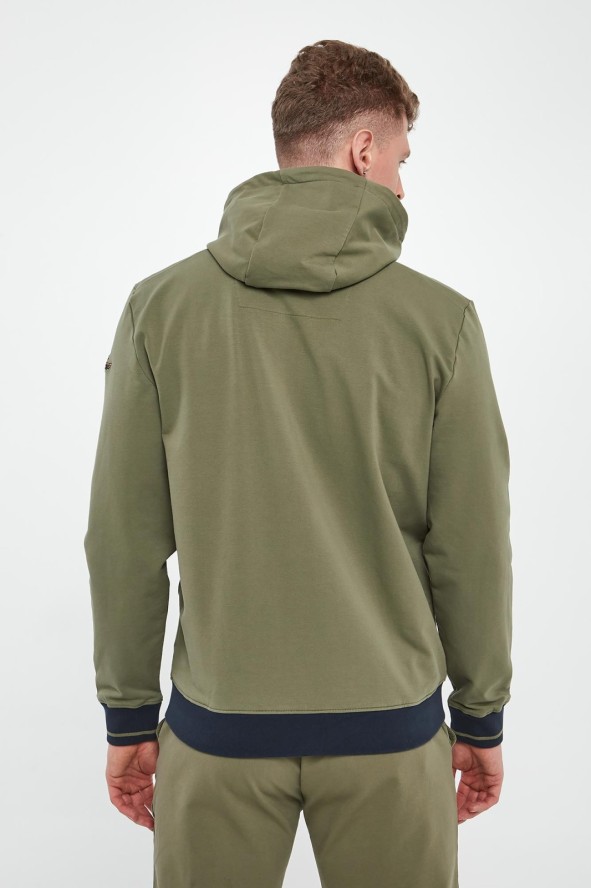 Bluza męska z odpinanym kapturem AERONAUTICA MILITARE