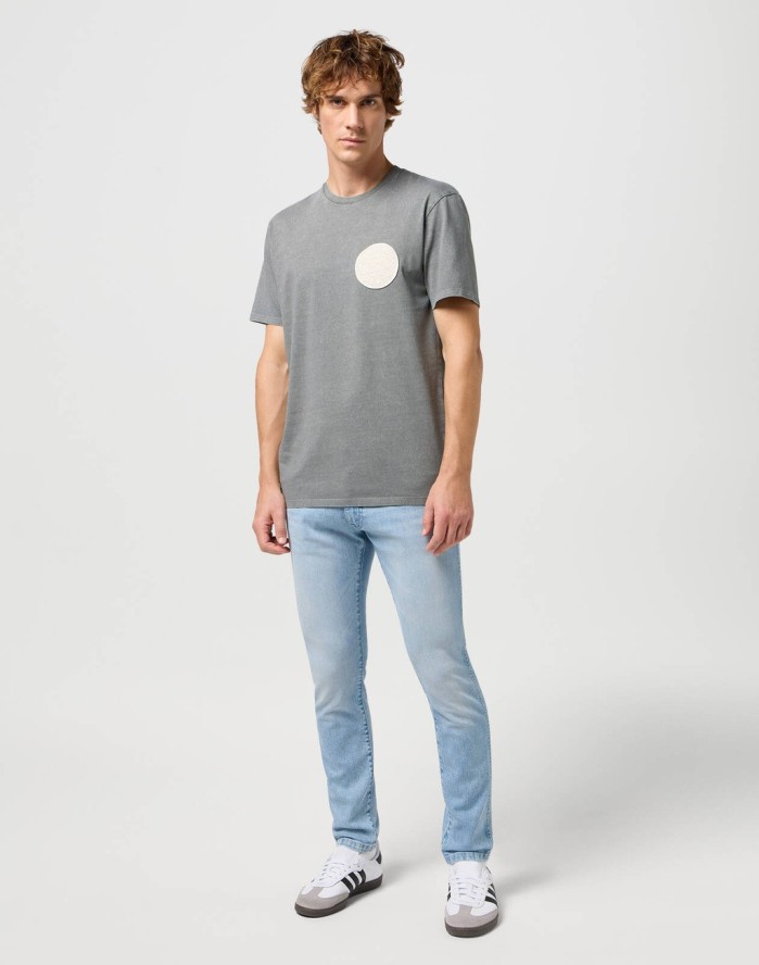 WRANGLER BRYSON MĘSKIE SPODNIE JEANSOWE JEANSY DŻINSY WHISPER BLUE 112350859 W14X017967