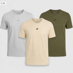 T-SHIRT MĘSKI 4F KOMPLET KOSZULEK KOLEKCJA LIMITOWANA 3 SZT M3947 SS26