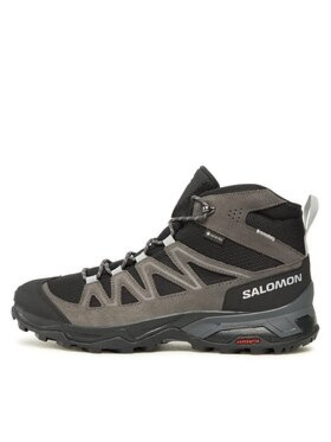 Salomon Trekkingi X Ward Leather Mid GORE-TEX L47181700 Szary