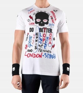 Koszulka tenisowa męska Hydrogen Graffiti Tee