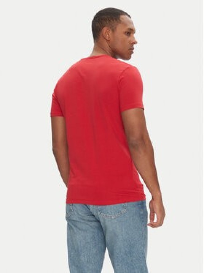Pepe Jeans T-Shirt Original Basic PM508212 Czerwony Slim Fit