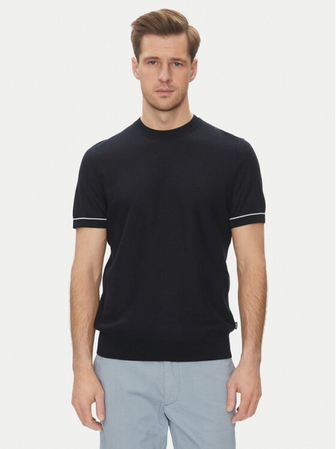 BOSS T-Shirt Jianfranco 50537642 Granatowy Regular Fit