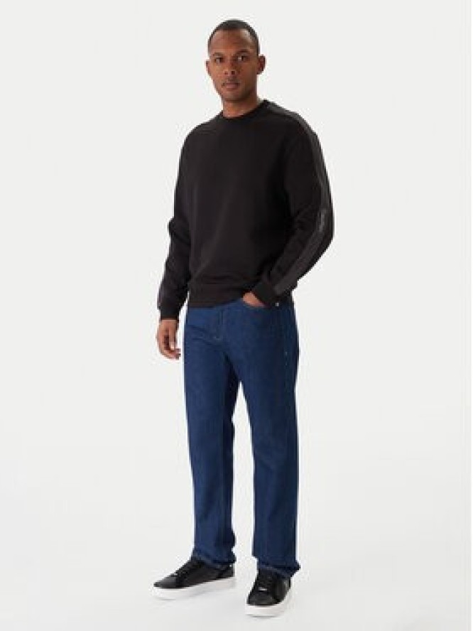 Calvin Klein Jeans Bluza Logo Tape J30J327230 Czarny Regular Fit