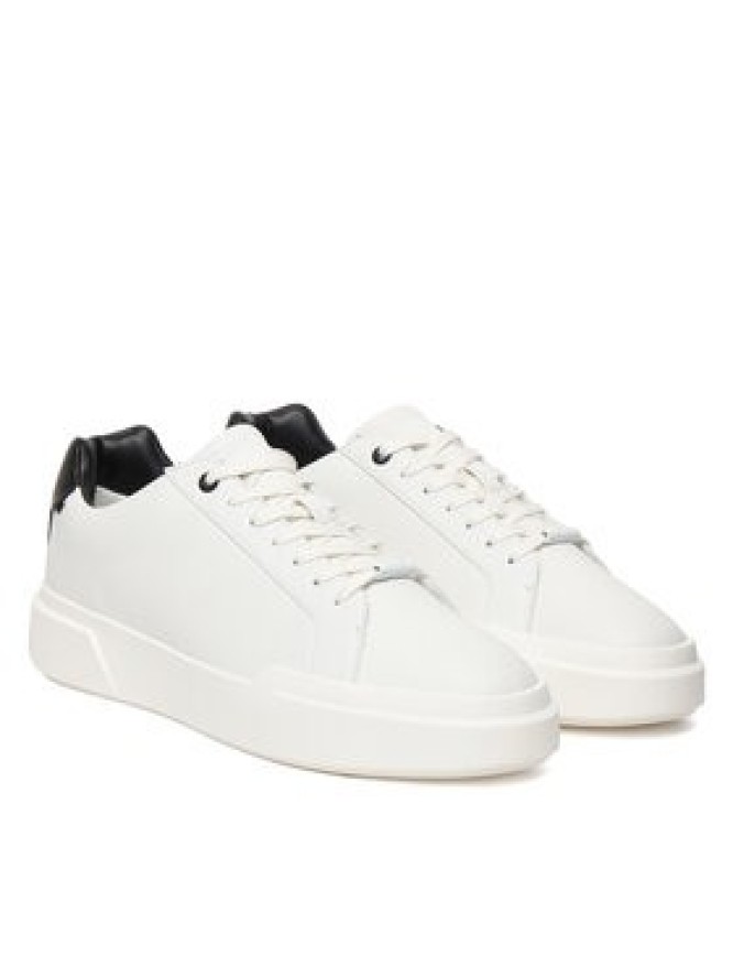 Calvin Klein Sneakersy Chunky Cupsole Laceup Clean Lth HM0HM02239 Biały