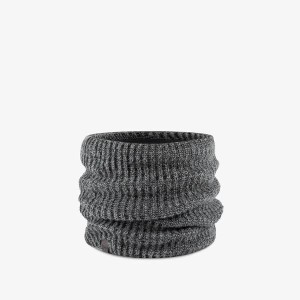 Buff Unisex Szalik z dzianiny i polarowy Szary