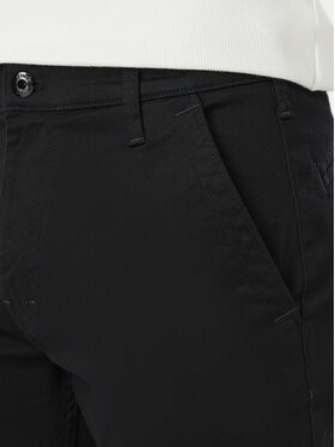 G-Star Raw Chinosy Chino 3.0 D25179 C105 Czarny Skinny Fit