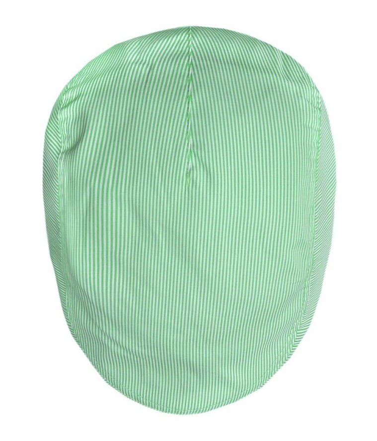 Lekki Kaszkiet Męski - Pako Jeans - Zielony Prążek