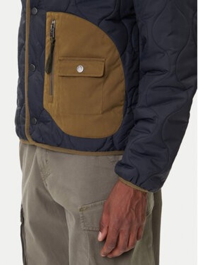 Aeronautica Militare Kurtka przejściowa 252AB3009UCT04211 Granatowy Regular Fit