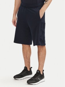 EA7 Emporio Armani Szorty sportowe 7M000153 AF10432 UB102 Granatowy Regular Fit