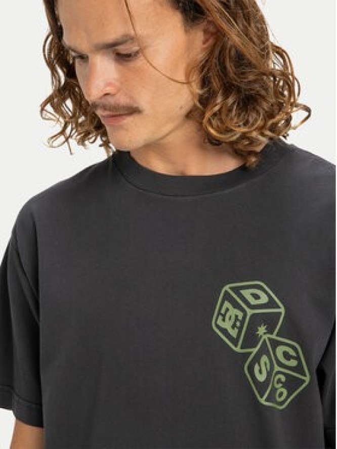 DC Shoes T-Shirt High Rollin EDYZT04367 Czarny Regular Fit