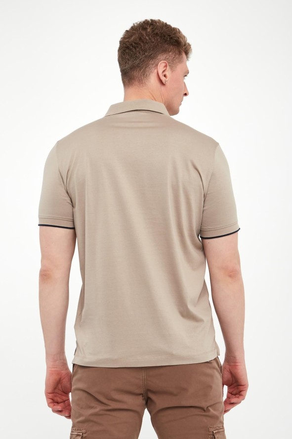 Polo męskie z haftem AERONAUTICA MILITARE