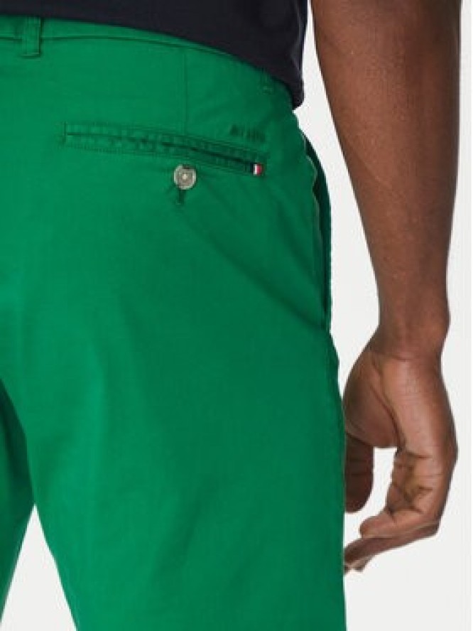 Hechter Paris Szorty materiałowe 26664 151365 Zielony Regular Fit