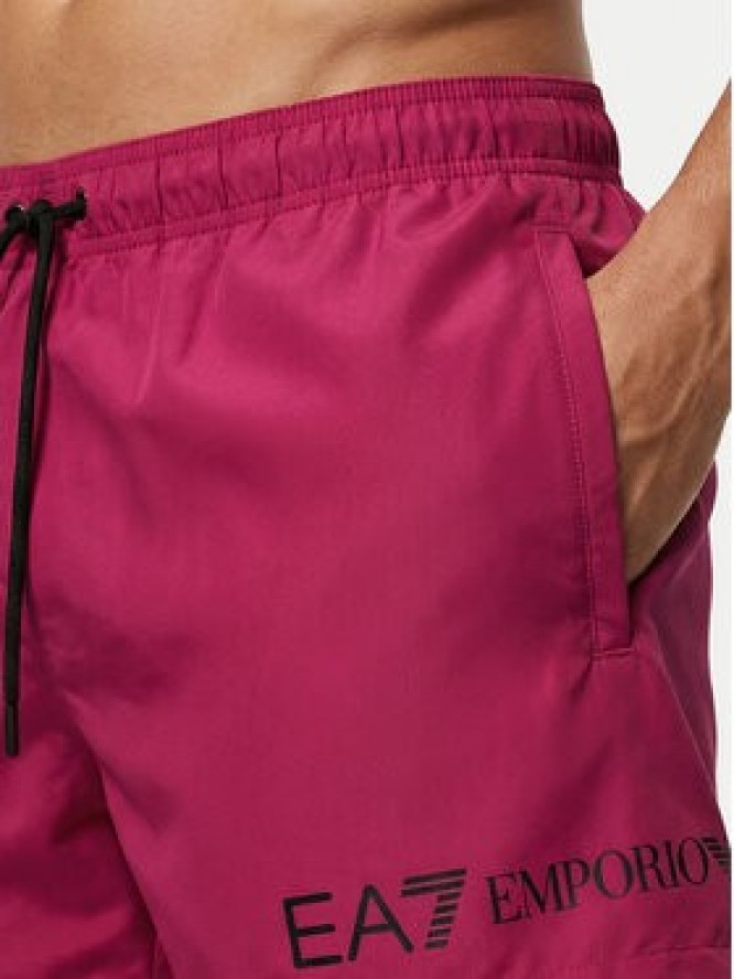 EA7 Emporio Armani Szorty kąpielowe 7M002000 AF13049 MA102 Różowy Regular Fit