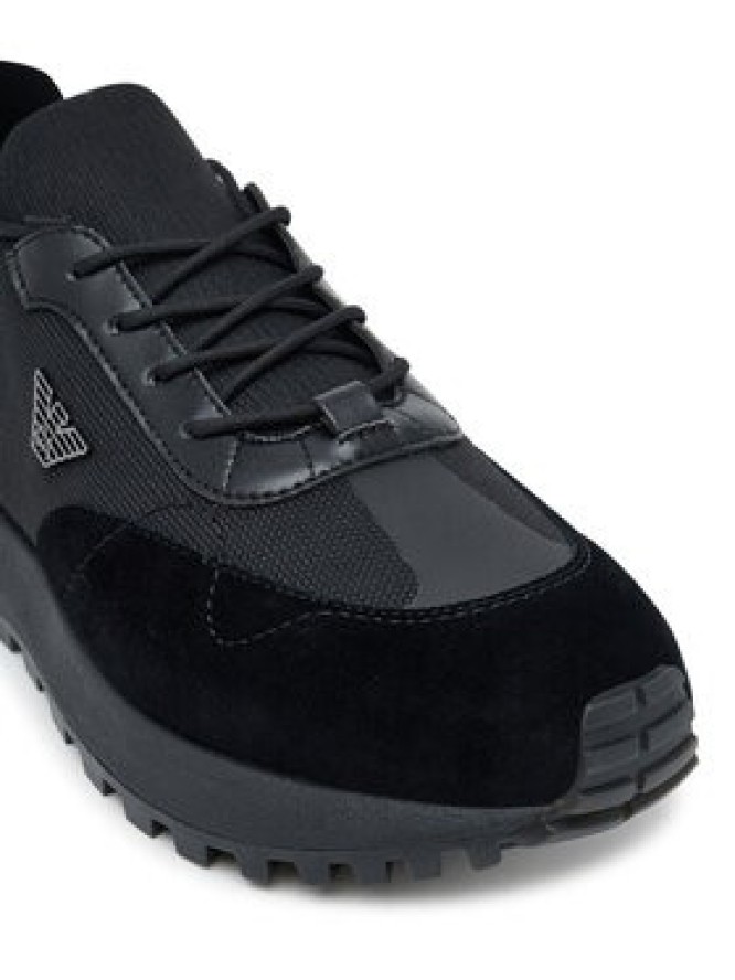 Emporio Armani Sneakersy EM003739 AF19724 MC005 Czarny