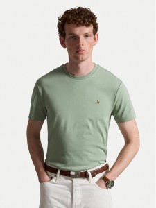 Polo Ralph Lauren T-Shirt 710740727505 Zielony jasny Regular Fit