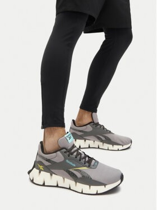 Reebok Buty do biegania ZIG DYNAMICA STR 100209976 Szary