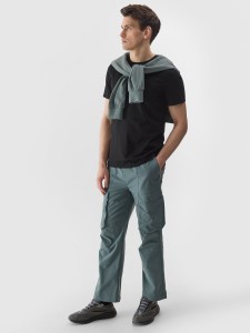 4F Spodnie casual cargo 4Way Stretch męskie - khaki S