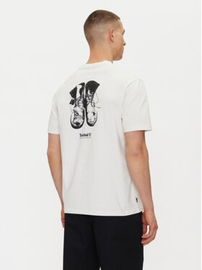 Timberland T-Shirt TB0A6F4N Biały Regular Fit