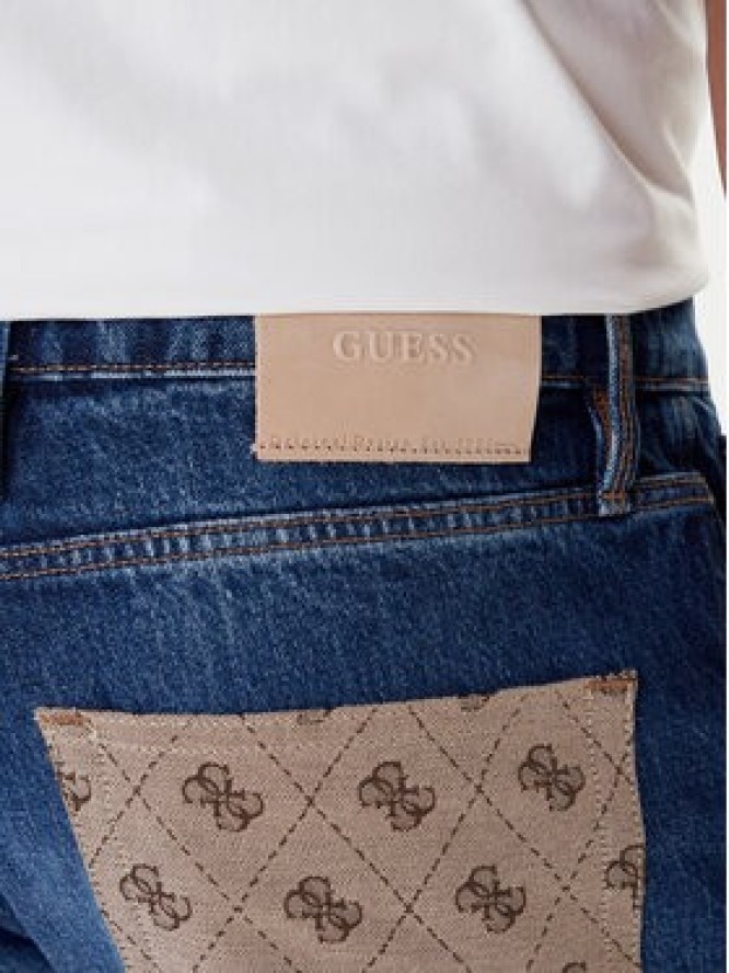 Guess Jeansy M5YAN2 D5KT3 Granatowy Regular Fit