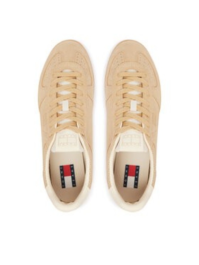 Tommy Jeans Sneakersy The Greenwich Edge Suede EM0EM01732 Beżowy jasny