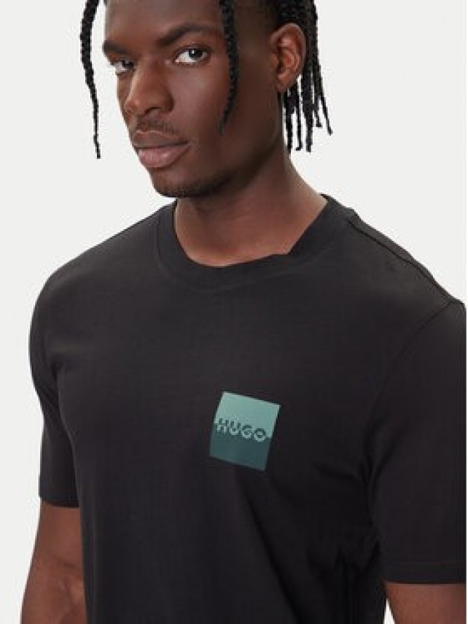 HUGO T-Shirt Dapusi 50544458 Czarny Regular Fit