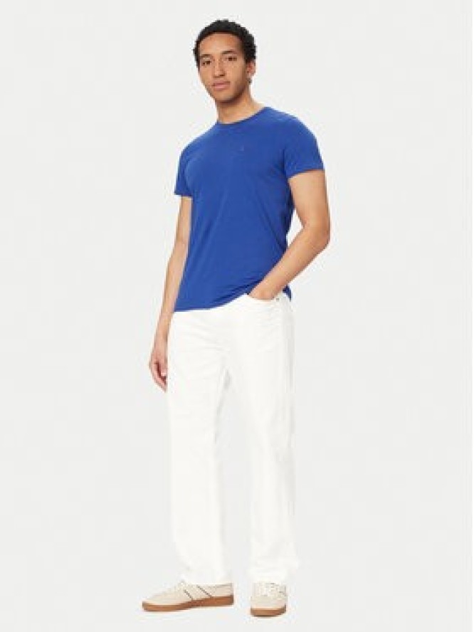 Tommy Jeans T-Shirt DM0DM04411 Niebieski Slim Fit