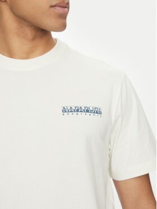 Napapijri T-Shirt S-Sovana NP0A4IE4 Biały Regular Fit