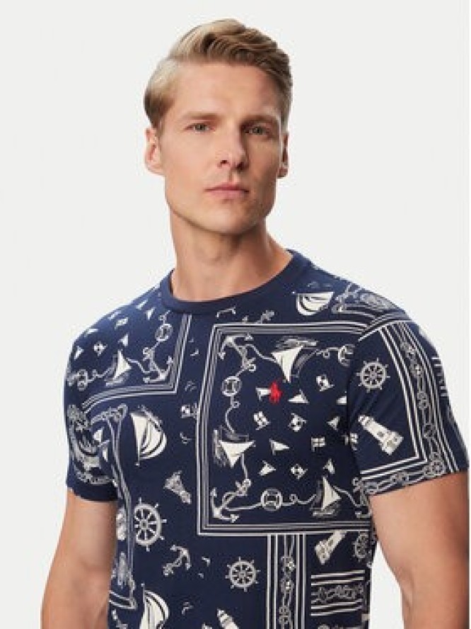 Polo Ralph Lauren T-Shirt 710B21922001 Niebieski Regular Fit