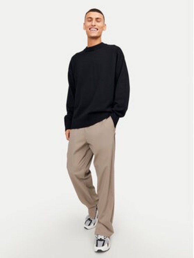Jack & Jones Sweter Collective 12251556 Czarny Relaxed Fit