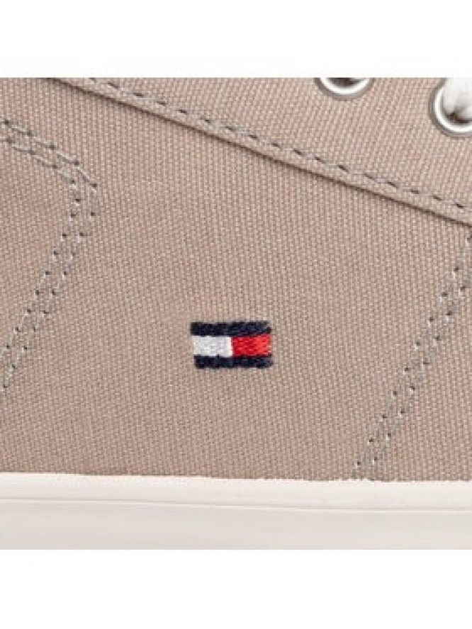 Tommy Hilfiger Tenisówki Iconic Long Lace Sneaker FM0FM01536AEP Beżowy