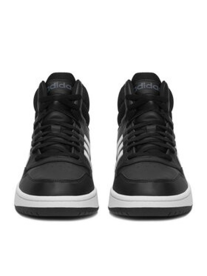 adidas Sneakersy HOOPS 3.0 MID GW3020 Czarny