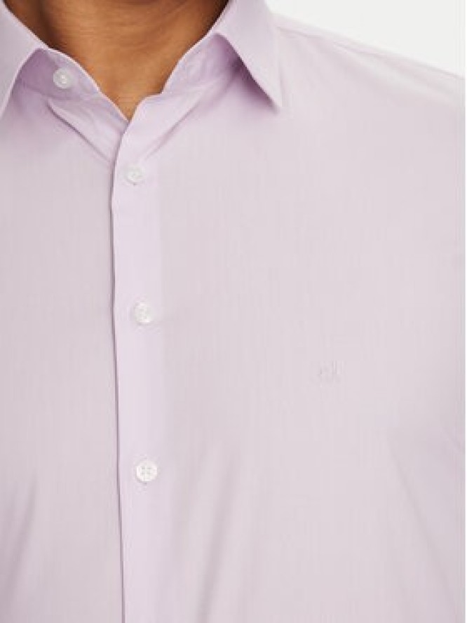 Calvin Klein Koszula K10K108229 Fioletowy Slim Fit