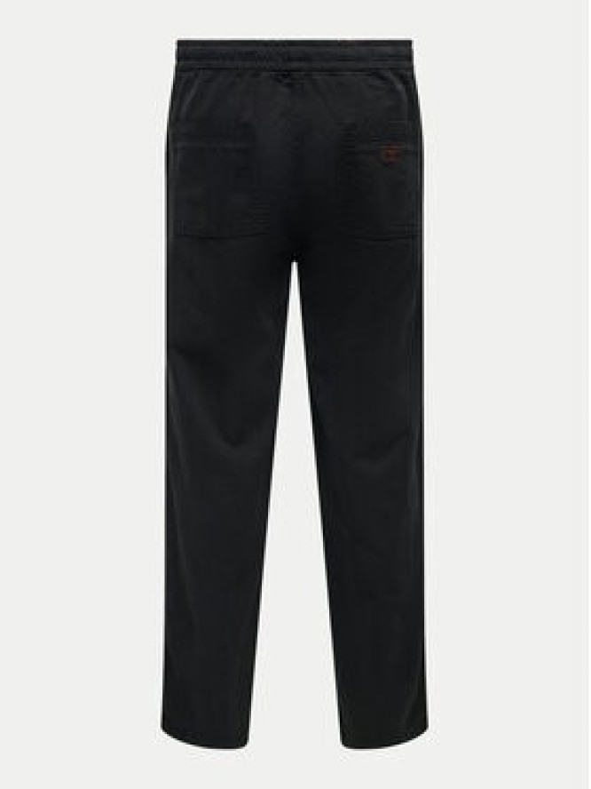 Only & Sons Spodnie materiałowe Sinus 22030239 Czarny Loose Fit