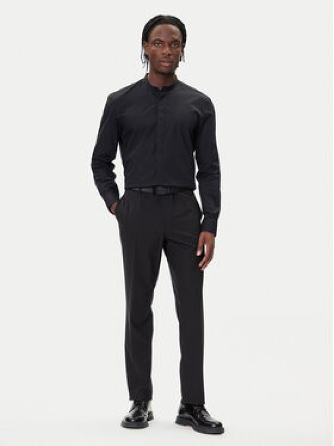 HUGO Koszula Kaleb 50551253 Czarny Slim Fit