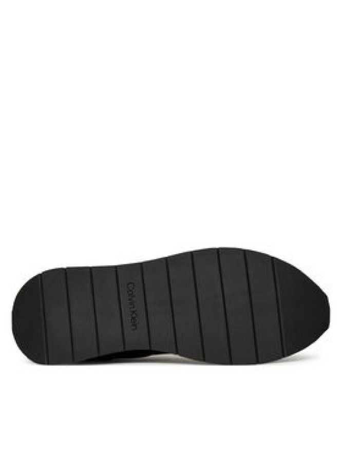 Calvin Klein Sneakersy Low Prof Runn Laceup Tape HM0HM01897 Czarny