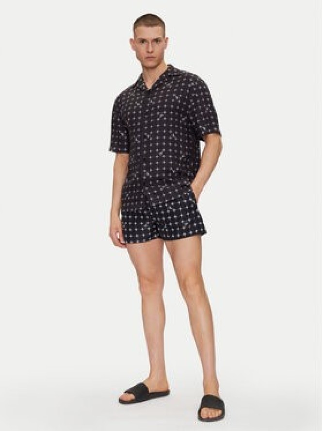 Calvin Klein Swimwear Koszula KM0KM01148 Czarny Regular Fit