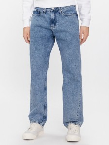 Calvin Klein Jeans Jeansy 90's J30J324551 Niebieski Straight Fit