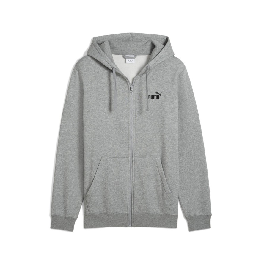 Męska rozpinana bluza z kapturem Essentials z logo No. 1 PUMA