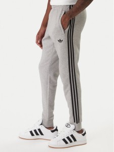 adidas Spodnie dresowe 3-Stripes KE2428 Szary Slim Fit