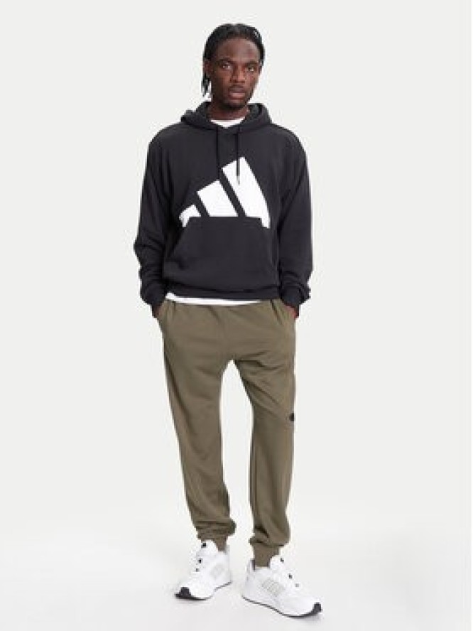 adidas Bluza Essentials Big Logo IN6164 Czarny Regular Fit