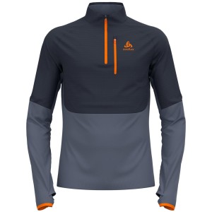 Bluza polarowa męska DESCENT CW 200 SL z zamkiem 1/2