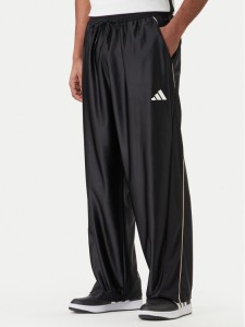 adidas Spodnie dresowe Stadium Shiny JZ6848 Czarny Loose Fit