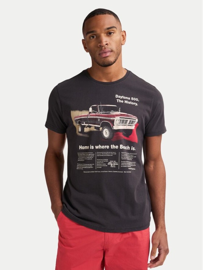 Petrol Industries T-Shirt M-1050-TSR604 Czarny Regular Fit