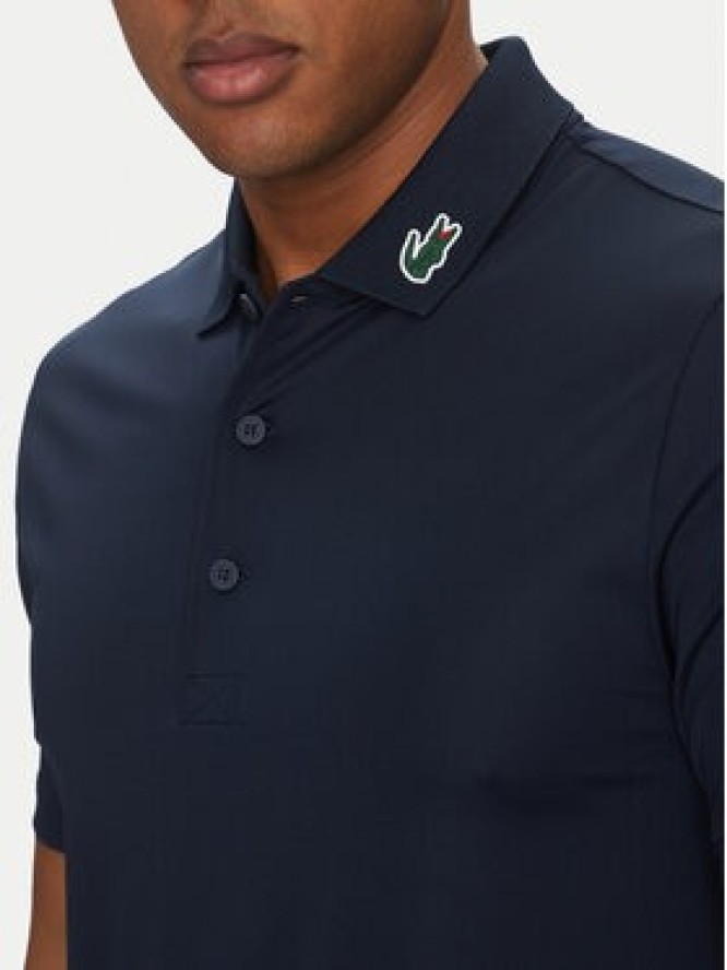 Lacoste Polo DH2341 Granatowy Regular Fit