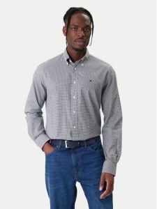 Tommy Hilfiger Koszula Gingham MW0MW41699 Niebieski Regular Fit