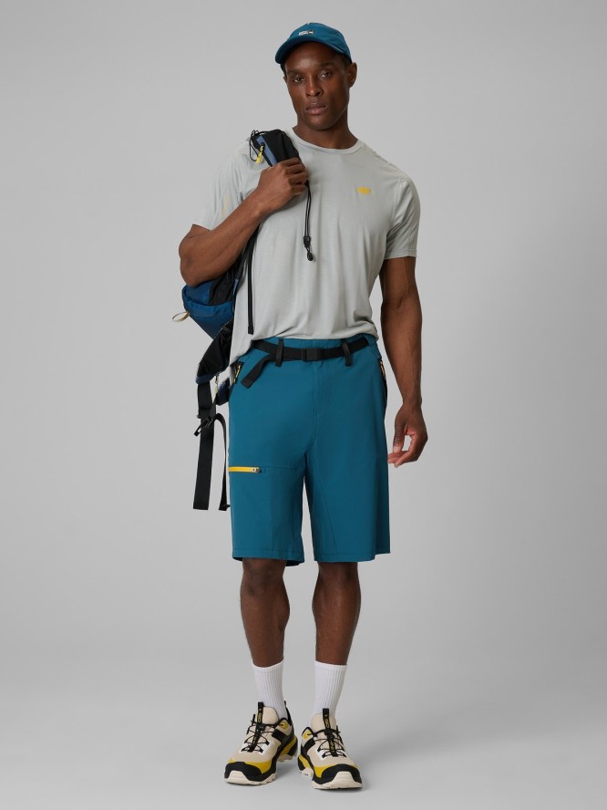 4F Spodenki trekkingowe szybkoschnące męskie - granatowe XL