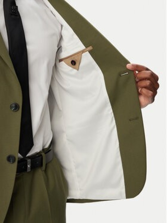 HUGO Garnitur Henry-Getlin253X 50567894 Zielony ciemny Slim Fit