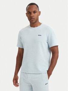 BOSS T-Shirt Waffle 50535891 Niebieski jasny Regular Fit